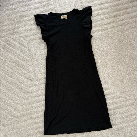 Nation LTD Dresses & Skirts - Nation Women’s Black Elliot Fused Ruffle Dress - Size XSmall Casual